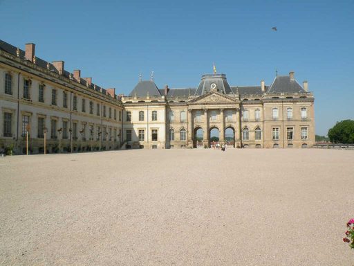  une vue du château